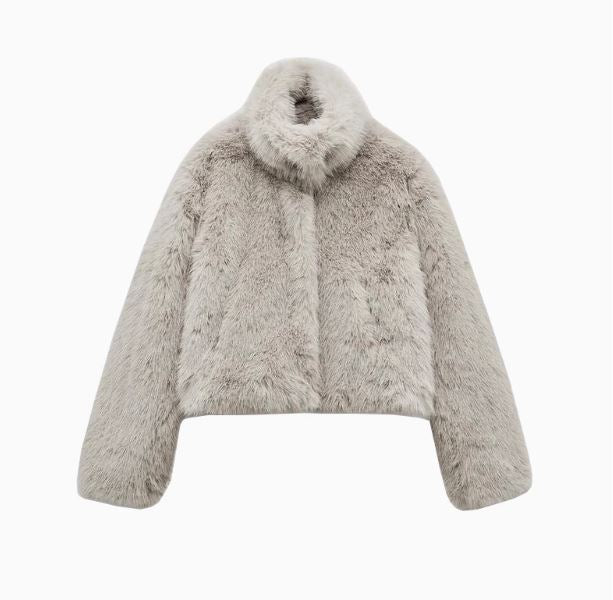 Viral faux fur jacket