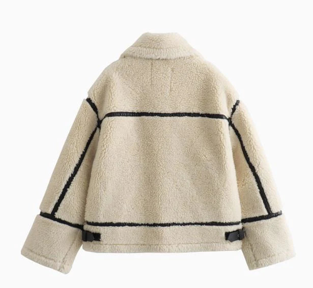 Cozy teddy jacket