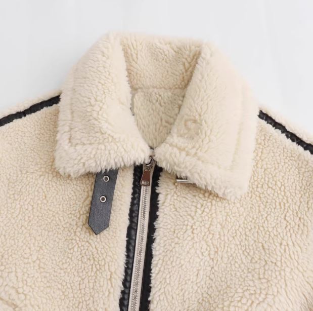Cozy teddy jacket