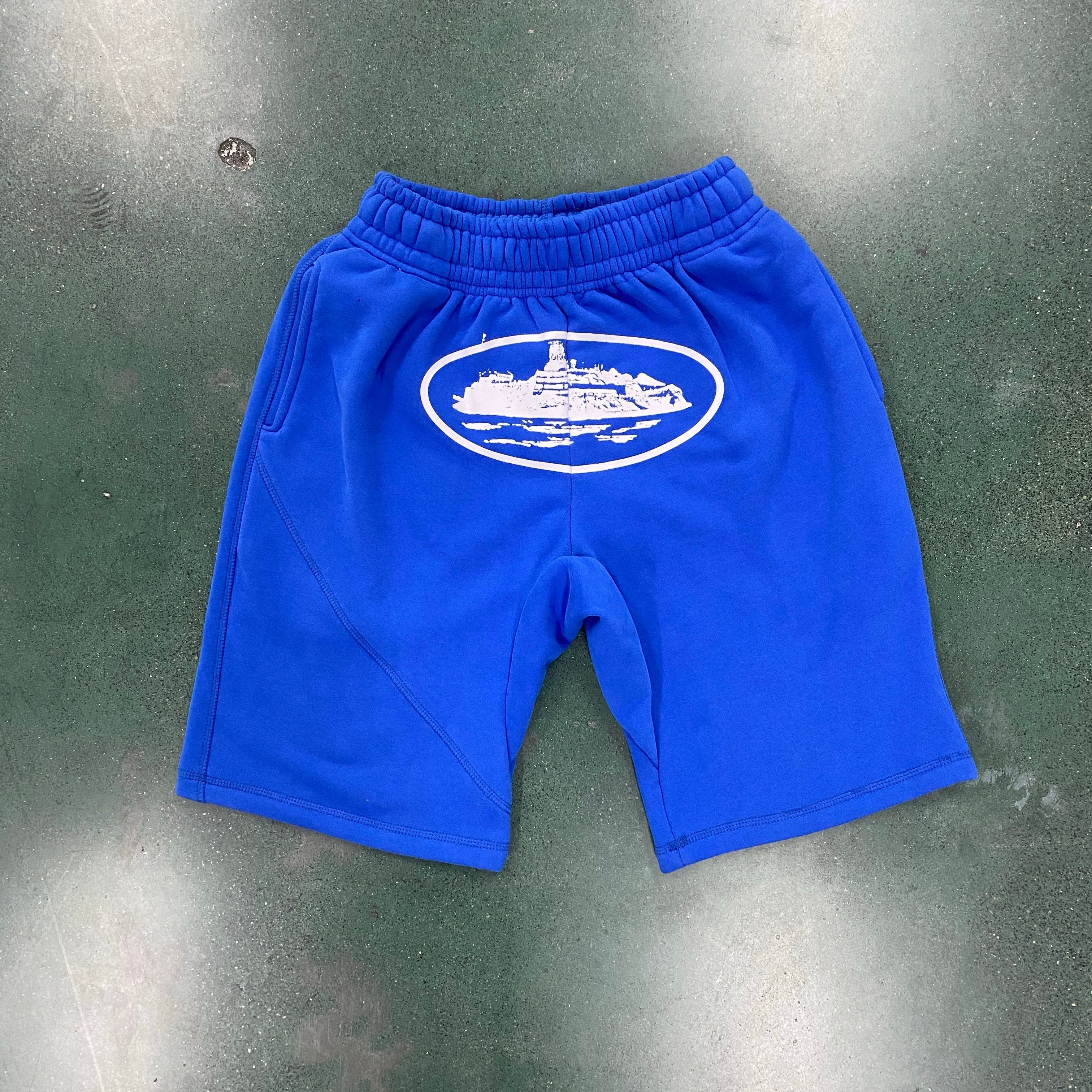"alcatraz" Shorts blau