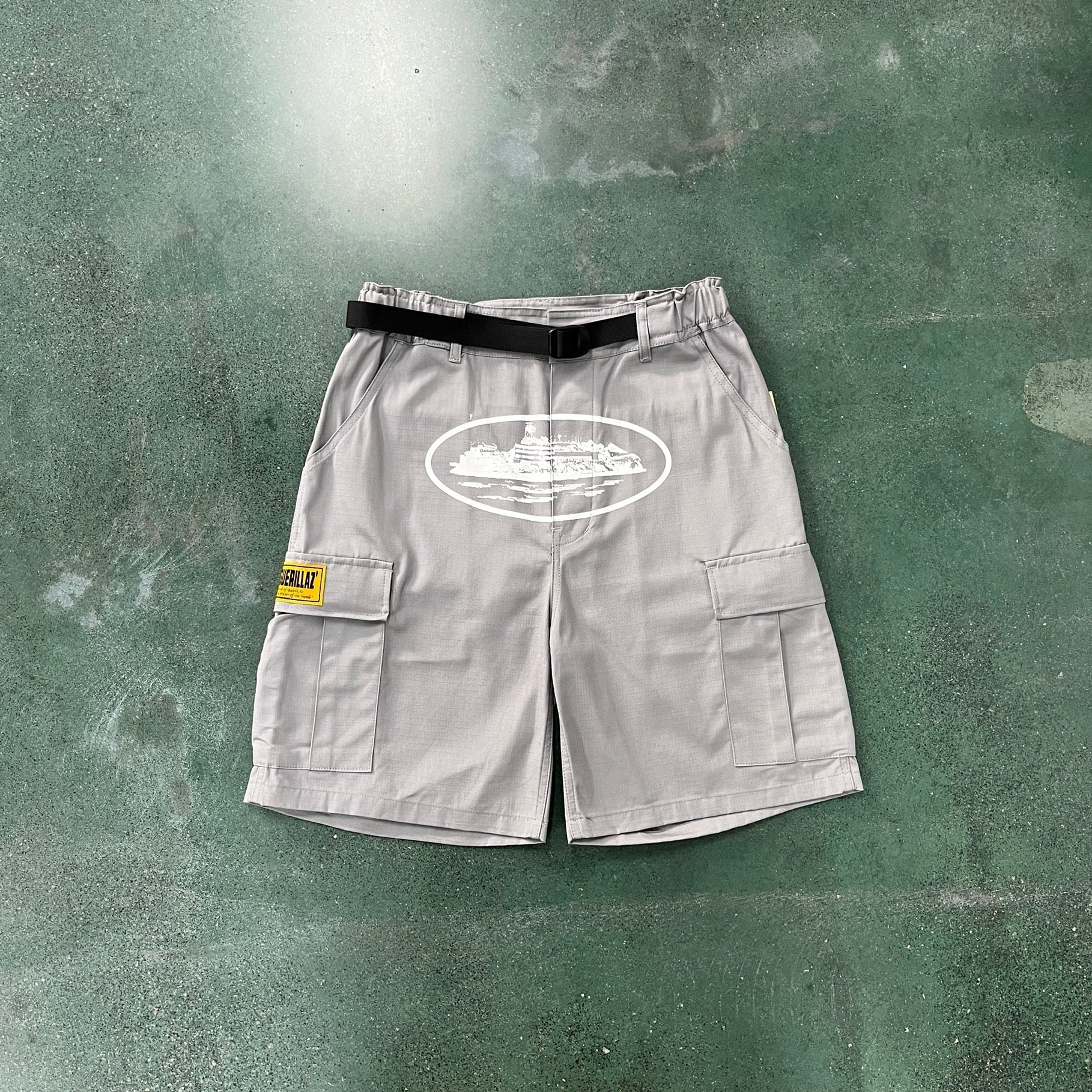 "alcatraz" Cargoshorts grau