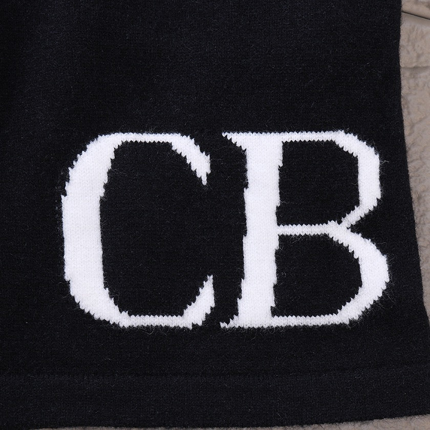"cb" Shorts schwarz
