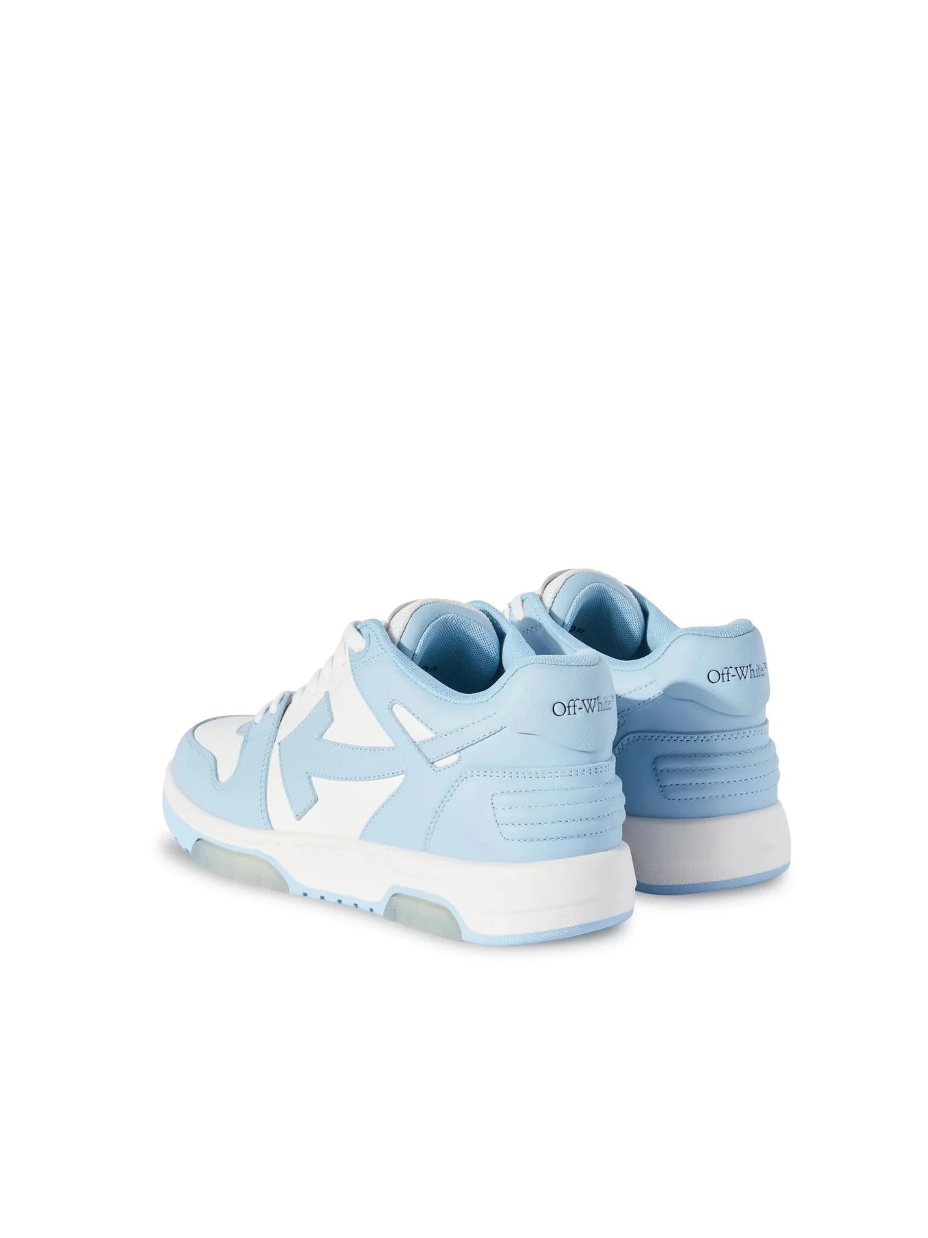 „Off“-Sneaker, Babyblau/Weiß