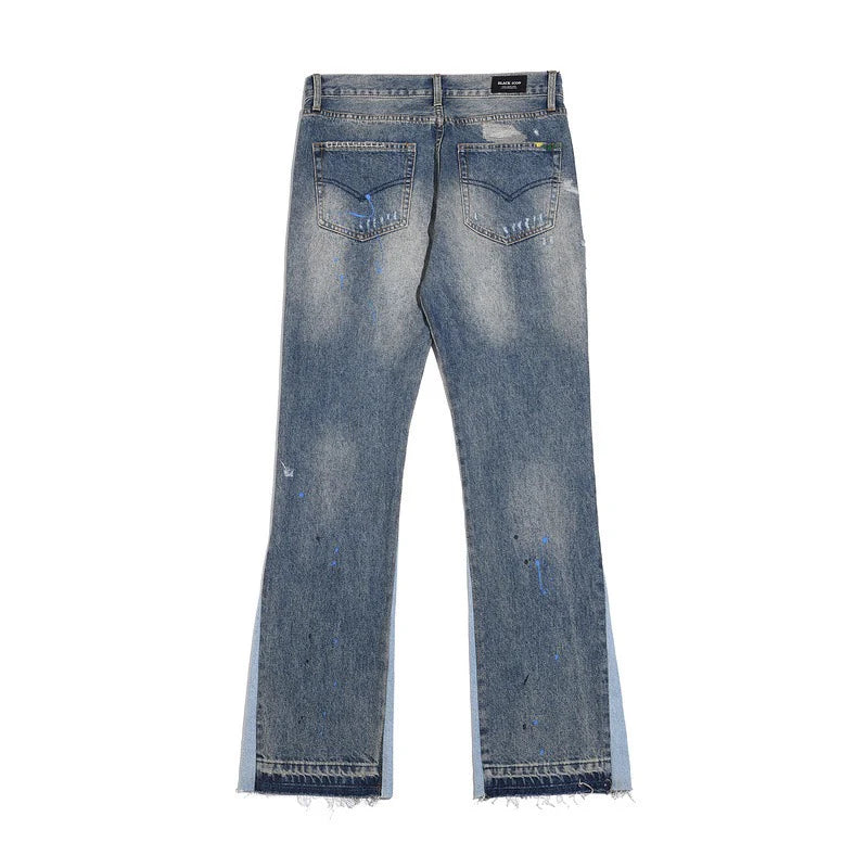 Wavy Flared Denim