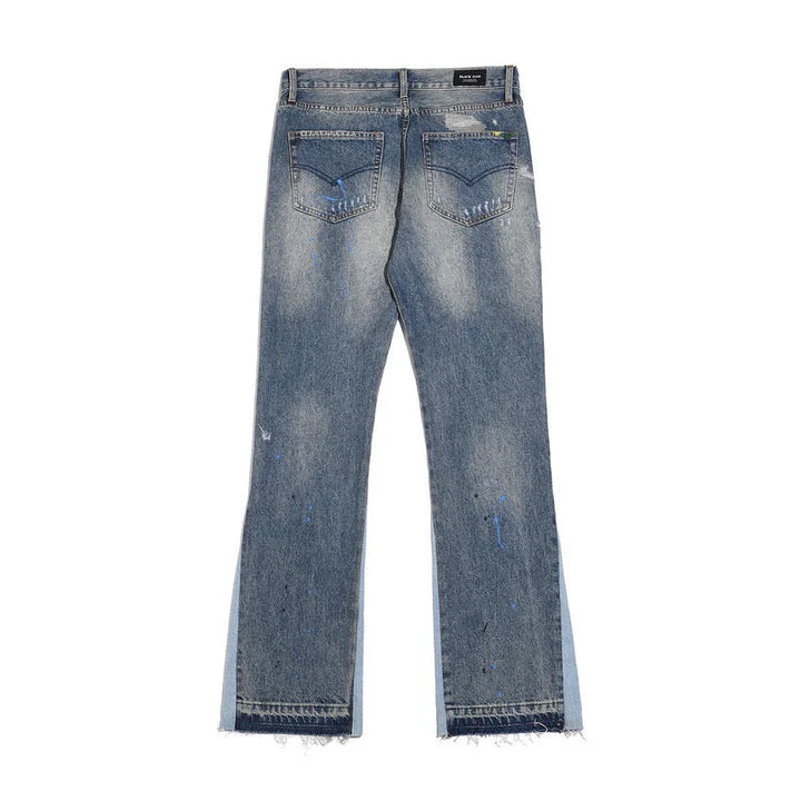 Wavy Flared Denim