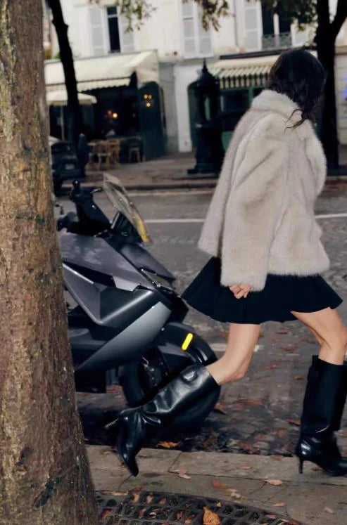 Viral faux fur jacket